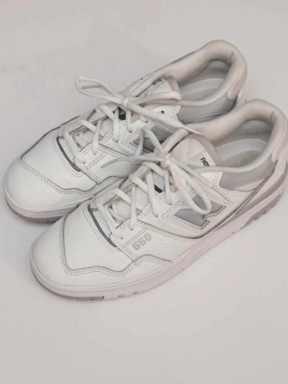 New Balance 550 Shoes 'White Grey' BB550PB1 Men's & GS Size 7.5